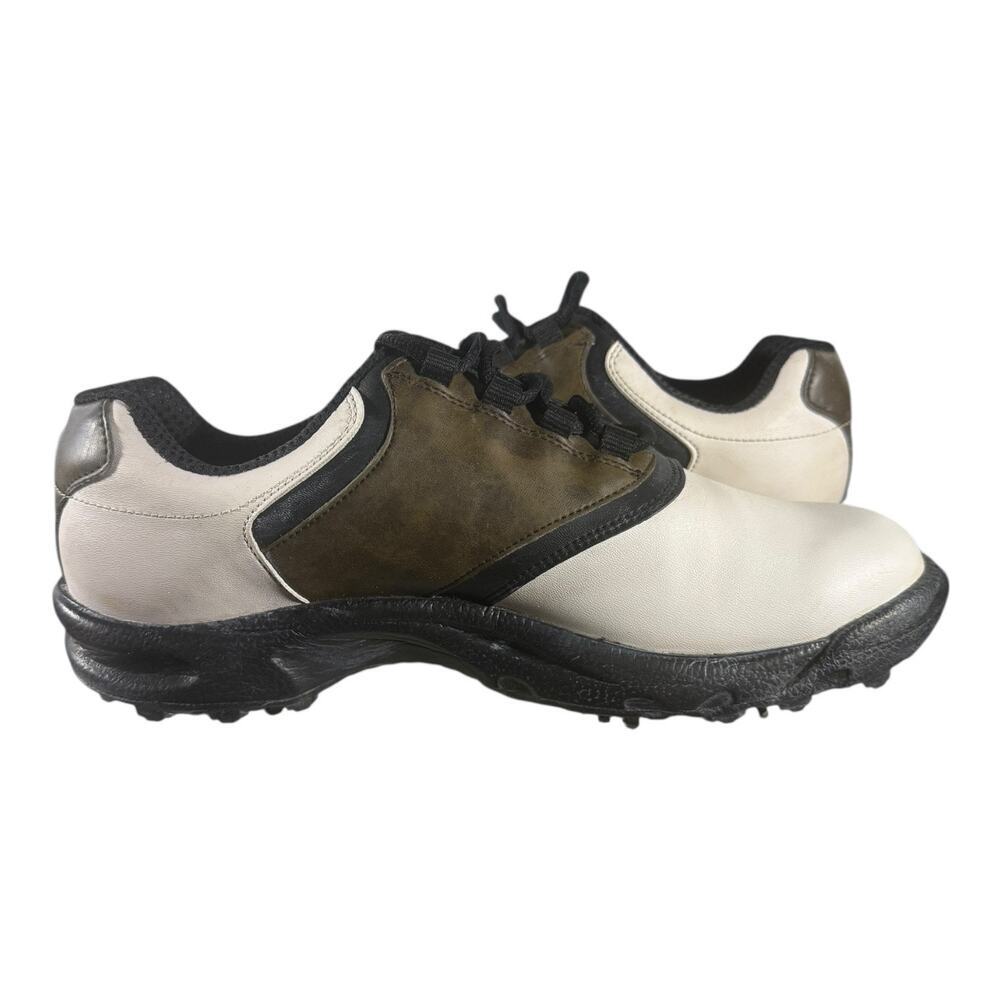 FootJoy Men’s Leather Golf Shoes Size 10 M Spiked Comfort Performance Walking - Picture 7 of 9